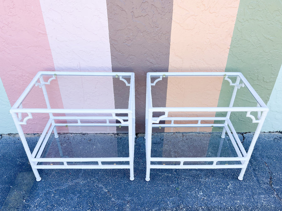 Pair of Meadowcraft Outdoor Side Tables