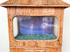 Old Florida Style Bamboo Tiki Fish Tank