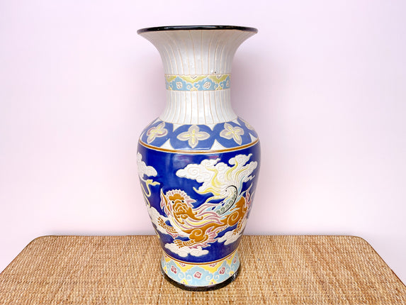 Colorful Dragon Vase