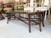 Caribbean Chic Faux Bamboo Coffee Table