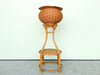 Petite Wicker and Rattan Planter