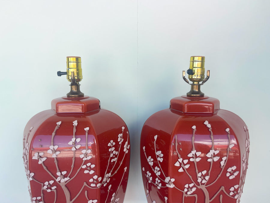 Pair of Pumpkin Spice Icing Lamps