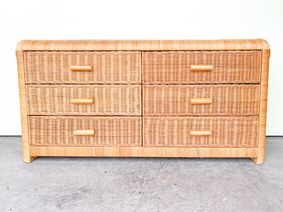 Coastal Rattan Dresser