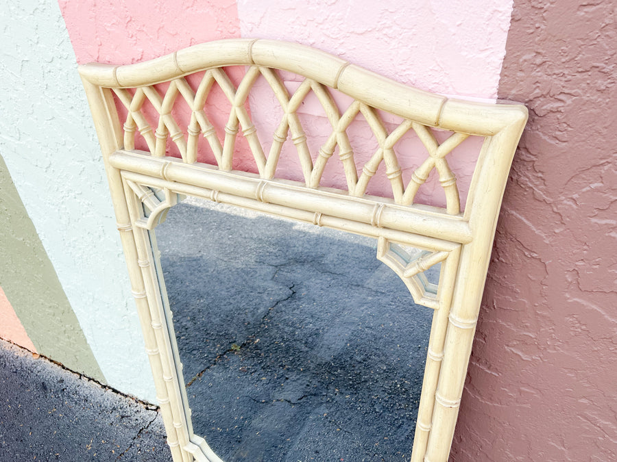 Thomasville Faux Bamboo Mirror