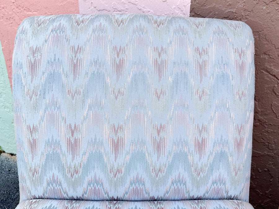 Pair of Upholstered Slipper Chairs