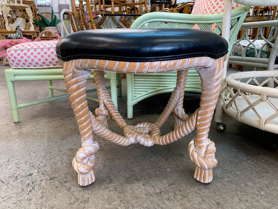 Nautical Rope Knot Ottoman