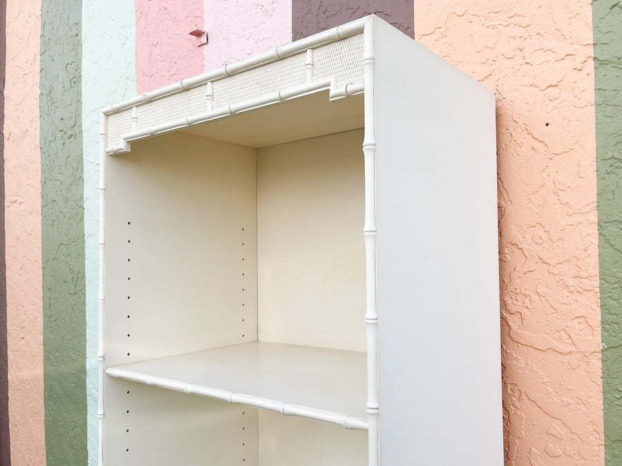 Palm Beach Chic Faux Bamboo Cabinets