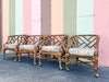 Chippendale Rattan Dining Table and Chairs