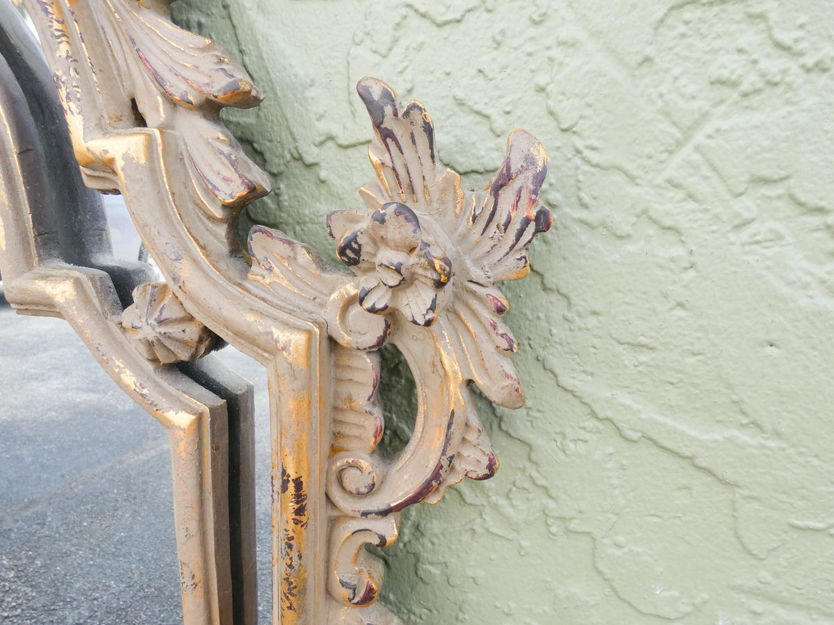 Floral Shell Motif Mirror