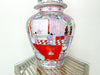 Large Asian Chic Colorful Jar