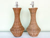 Pair of Cute Wicker Lamps