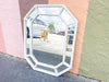 Faux Bamboo Octagon Mirror