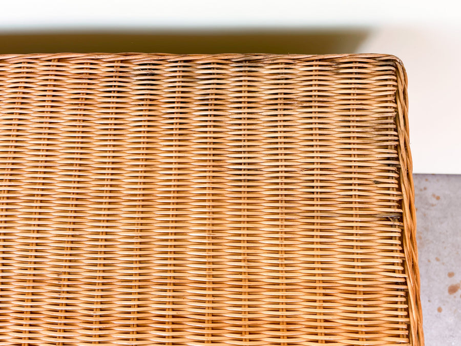 Island Style Wicker Wrapped Desk