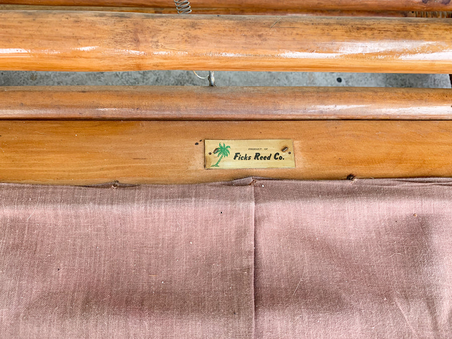 1950’s Ficks Reed Rattan Sofa