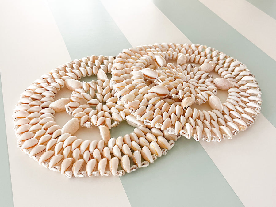 Pair of Bahamian Shell Trivets
