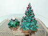 Red and Green Ceramic Christmas Tree