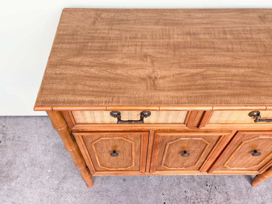 Natural Faux Bamboo Server