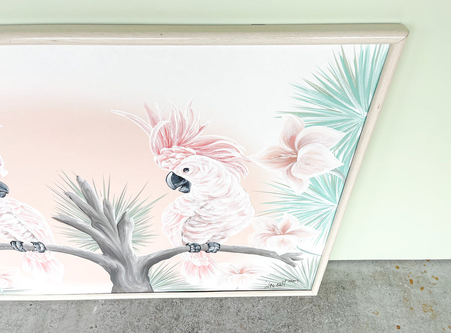 Pair of Pink Cockatoos Art