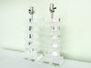 Pair of MCM Lucite Lamps