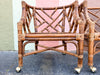 Chippendale Rattan Dining Table and Chairs