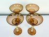 Set of Four Faux Bamboo Melamine Glasses