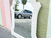 Moroccan Chic White Seagrass Mirror