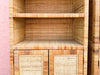 Pair of Rattan Wrapped Cabinets