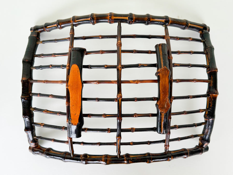 Pair of Bamboo Trays