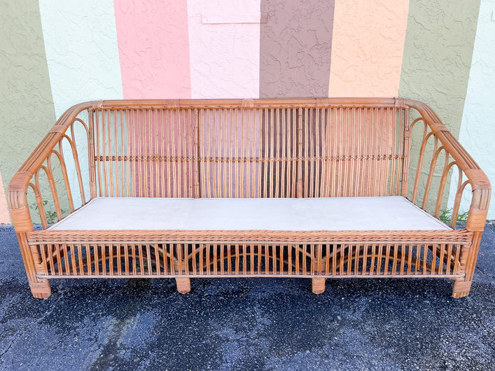 Chic Stick Wicker Sofa