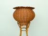 Petite Wicker and Rattan Planter