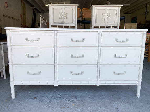 Faux Bamboo Dresser