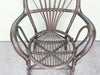 Sunburst Back Rattan Chair