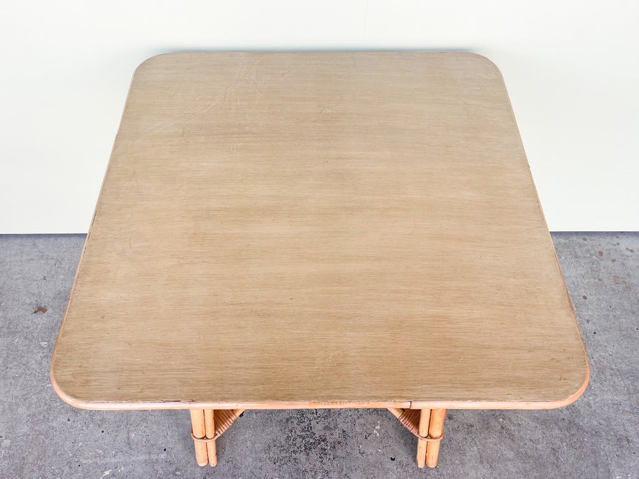 Warehouse Wednesday: Old Florida Rattan Game Table