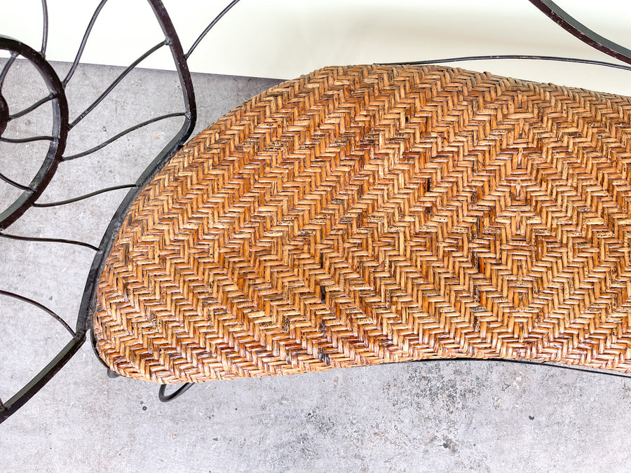 Wrought Iron Nautilus Bench