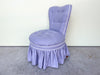 Petite Upholstered Vanity Chair