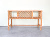 Rattan Lattice Console