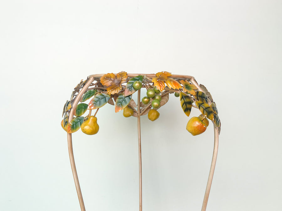 Tole Fruit Cocktail Table