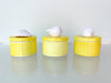 Set of Three Yellow Fitz and Floyd Canisters