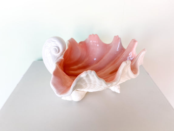 Fitz and Floyd Blush Seashell Dish