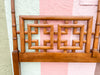 Faux Bamboo Fretwork King Headboard