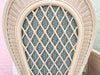 Pair of Island Chic Fan Back Rattan Chairs