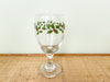 Set of Six Holly Water Goblets
