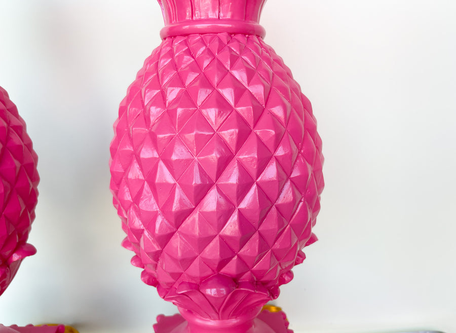 Pair of Palm Beach Pineapple Lamps