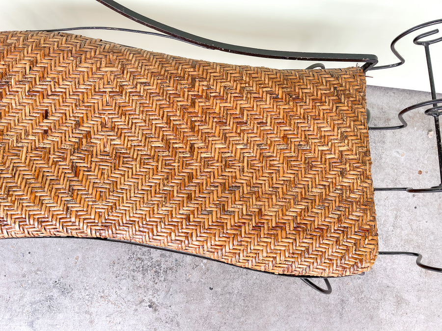 Wrought Iron Nautilus Bench
