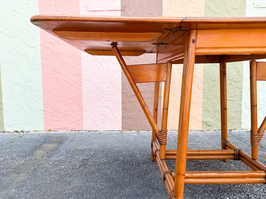 Heywood Wakefield Ashcraft Drop Leaf Dining Table