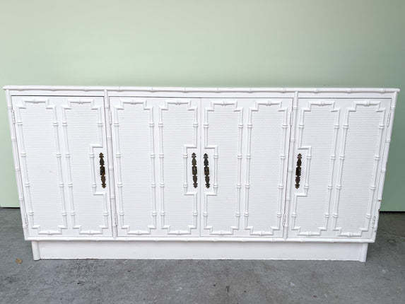 Palm Beach Faux Bamboo Credenza