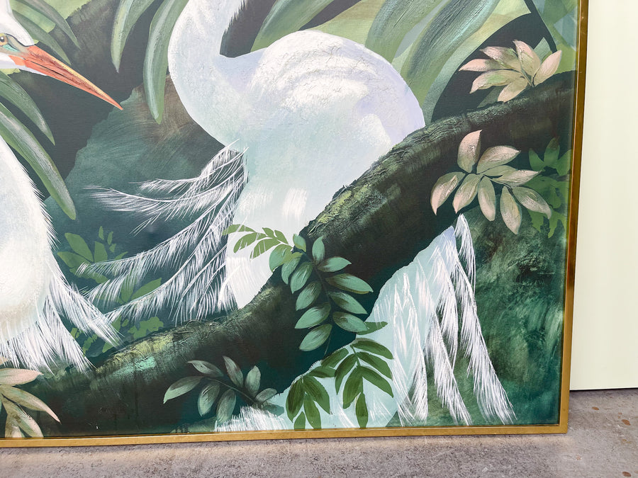 Pair of Herons Original Art