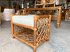 Ficks Reed Rattan Console Table with Two Stools