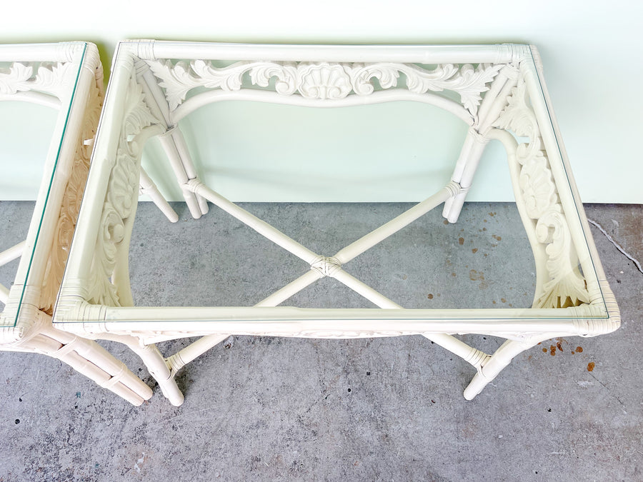 Pair of Shell Side Tables