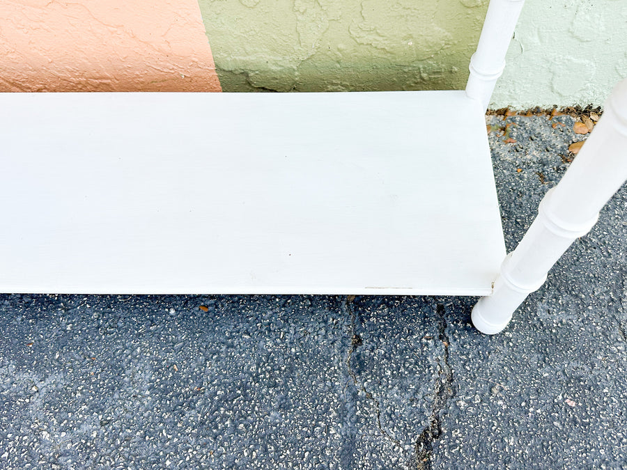 Palm Beach Chic Faux Bamboo Console